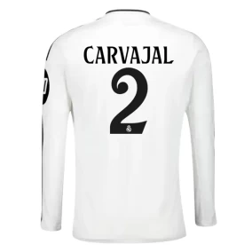 Real Madrid Carvajal Hjemmedrakt 2024/2025 Langermet